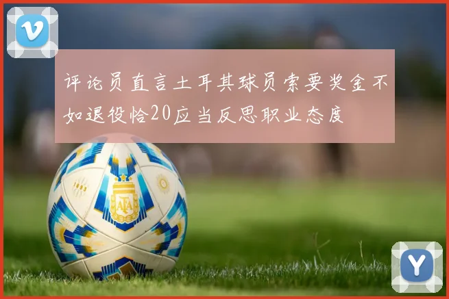 评论员直言土耳其球员索要奖金不如退役恰20应当反思职业态度