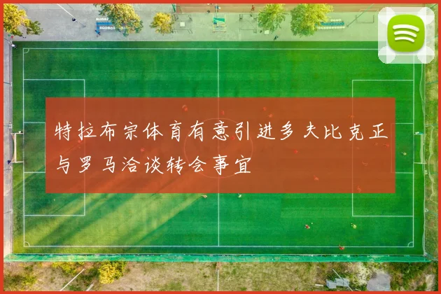 特拉布宗体育有意引进多夫比克正与罗马洽谈转会事宜